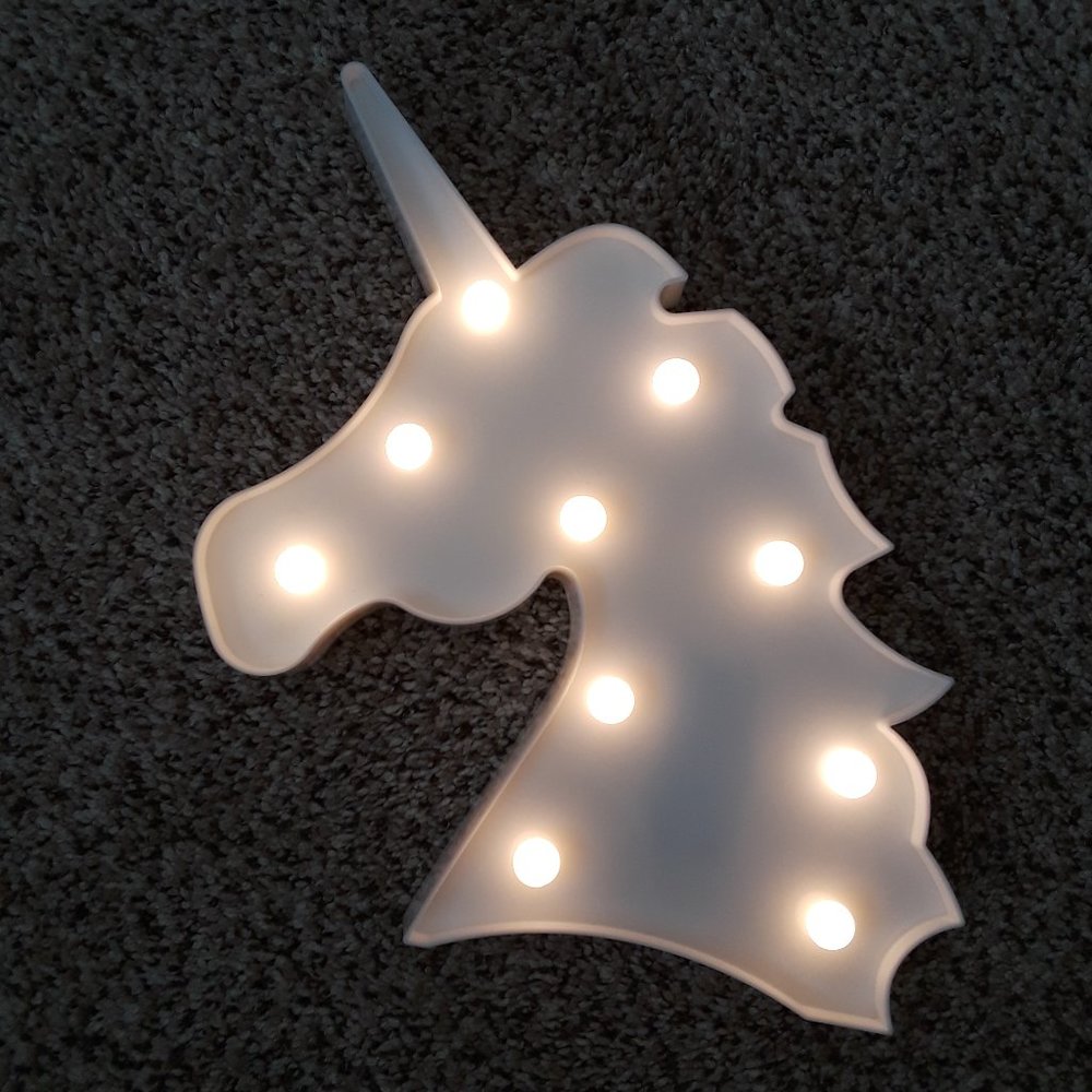 Light up Unicorn decor